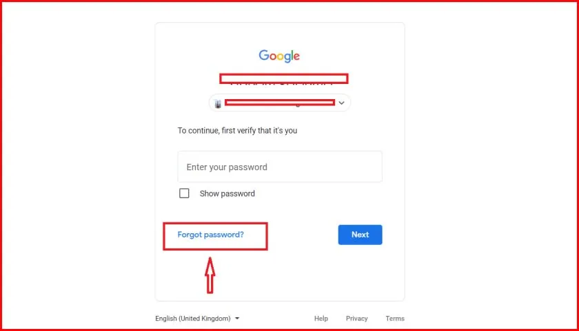 gmail password change 21