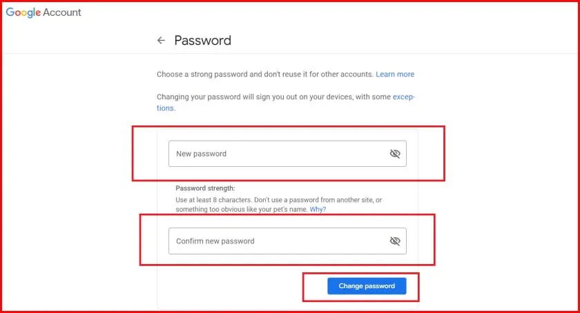 gmail password change 23