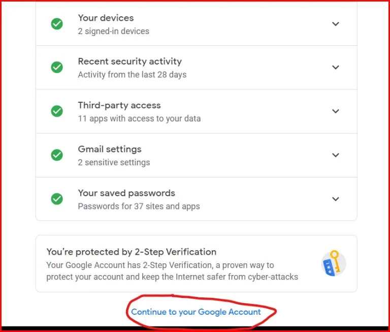 gmail password change 8