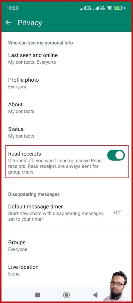 how to read WhatsApp messages without blue tick 4